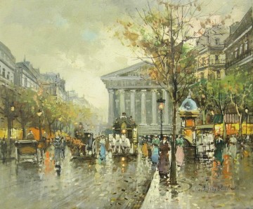 París Painting - Antoine Blanchard Madeleine Iglesia París